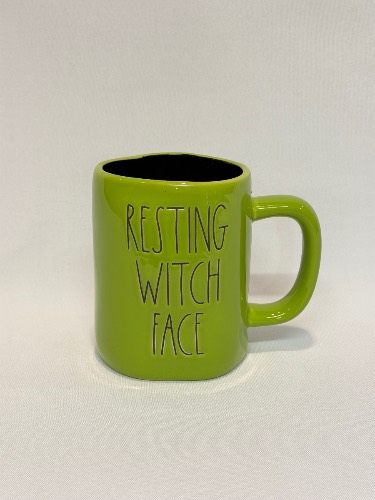Taza Rae Dunn “Resting Witch Face”